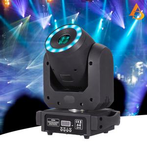 AICPOSE Projecteur LED professionnel 100W à tête mobile, faisceau RGB 3-en-1 avec contrôle DMX512, indice IP20, Ra80, pour scène, discothèque et mariage - Product Image 1
