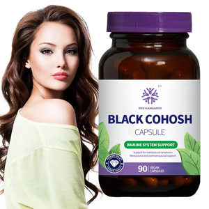 ODM OEM Natures Way <span class=keywords><strong>Black</strong></span> <span class=keywords><strong>Cohosh</strong></span> Kapseln Gesundheits wesen Kräuter ergänzung zur Unterstützung der Wechseljahre, die für individuelle Bedürfnisse anpassbar sind - Product Image 1