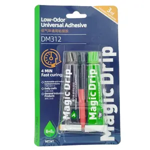 Adesivo Epossidico Trasparente 4 Minuti, Colla in Resina Acrilica, Indurente <span class=keywords><strong>per</strong></span> Resina Epossidica, Colla AB <span class=keywords><strong>per</strong></span> <span class=keywords><strong>Legno</strong></span> e <span class=keywords><strong>Plastica</strong></span> - Product Image 1