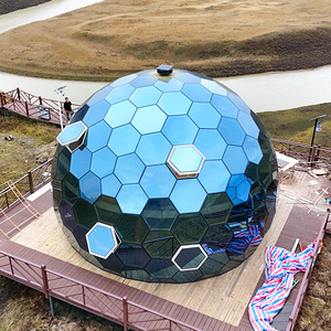 แก้วโดมแก้วแก้วทรงกลมหรูหรากลางแจ้งใสเต็มไปด้วยดวงดาวห้องท้องฟ้า PC Bubble House สำหรับ glamping รีสอร์ท Star Room - Product Image 4