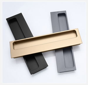 Gagang Furnitur Minimalis Modern Tersembunyi dari Aluminium Alloy untuk Lemari, Laci, dan Pakaian - Product Image 3