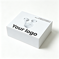 Boîte d'emballage pour écouteurs de luxe, boîte cadeau en papier rigide magnétique pliable personnalisée pour l'électronique grand public