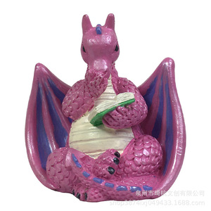 Miniatura de Dragón Occidental, Adorno de Resina Plástica, Decoración para el Hogar, Escritorio, Mascota de Té, Decoración Animal, Regalo - Product Image 5