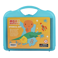 Ensemble de pochoirs de lettres personnalisés, 10 pièces, pour enfants