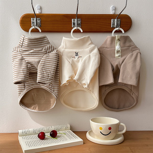 पालतू वस्त्र सर्दियों में पेट कुत्तों और बिल्लियों के साथ गर्म स्वेटर शर्ट - Product Image 1