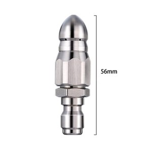 Stainless Steel High <b>Pressure</b> <b>Sprayer</b> Nozzle 56mm Length For Degreasing Cold Water Cleaning Medium Duty Cleaner Use - Product Image 4