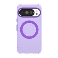 GOINGOO Casing Ponsel Warna Permen Matte TPU+PC Anti Benturan Gaya INS untuk Google Pixel 9 Pro XL Magnetik Buatan CN/GUA