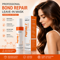 Krim Perawatan Rambut Tanpa Bilas Peptide 7 Label Pribadi yang Dapat Disesuaikan, 7 Peptida Aktif, Masker Rambut, Memperkuat Rambut Rapuh, Anti Rontok