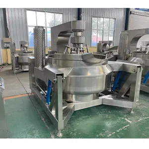 100L 300L 500L Industrial Steam/gas/electric Jacketed Cooking Kettle Tomato Paste Cooking Mixer Machine
