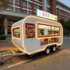 Special Shape Mobile Catering Kitchen for Ice Cream Coffee <b>Snack</b> Business Food Truck - Product Image 4