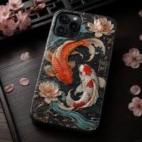 Coque de téléphone magnétique en plastique souple de style chinois en porcelaine bleue et blanche pour 17 Pro Max 16 15 14 13 X, design ultra fin transparent