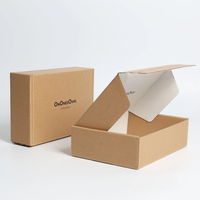 Boîte d'expédition robuste en carton ondulé, boîte d'emballage personnalisée avec logo, boîte de colisage en kraft pour vêtements, chaussures, électronique, livraison de cadeaux