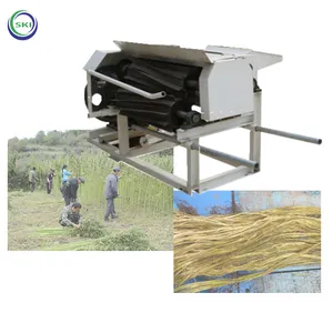 Sbucciatrice della canapa dell'coltivatore macchina industriale della decorazione della foglia di Sisal macchina automatica di estrazione della fibra di Sisal