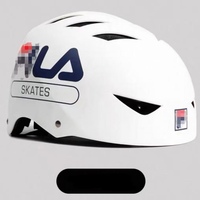 Nouveau modèle de casque de sport noir en EPS écologique, durable, avec roulements ABEC-9 pour skateboard/vélo/trottinette/roller adulte et adolescent