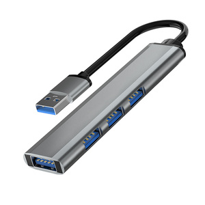 Biểu Tượng Tùy Chỉnh <span class=keywords><strong>Mini</strong></span> Nhôm OTG <span class=keywords><strong>USB</strong></span> C/<span class=keywords><strong>2</strong></span>.0 4-<span class=keywords><strong>Port</strong></span> <span class=keywords><strong>Hub</strong></span> 5Gbps Dải <span class=keywords><strong>Hub</strong></span> Cho PC Và Điện Thoại Thông Minh Số Lượng Nhỏ Sản Xuất - Product Image 2
