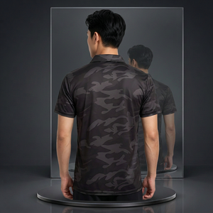 Hot Selling Short Sleeved T-<b>shirt</b> Summer Classic Solid Color Lapel Breathable <b>Half</b> Sleeve Casual Men's Polo <b>Shirt</b> - Product Image 4