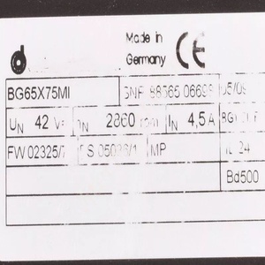 Moteur BG65X75MI neuf et 100% original - Product Image 1