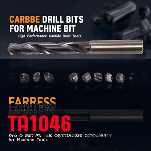 High Performance Carbide <b>Drill</b> Bit Ta1046 6 <b>Guide</b> Pads Optimized Core Coated for Machine Tools - Product Image 3