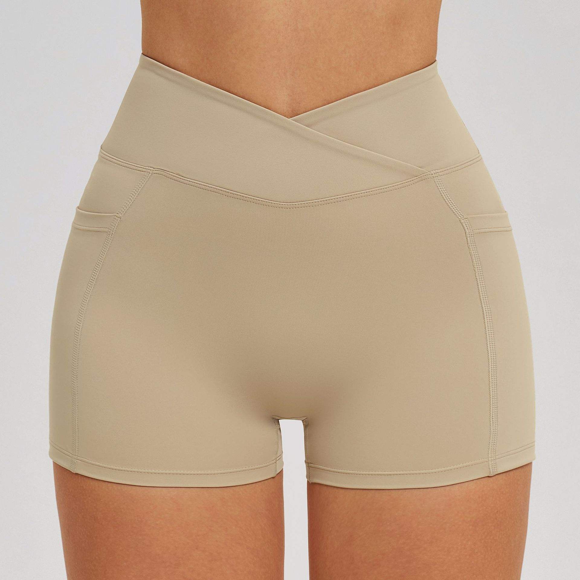 Light Camel Shorts
