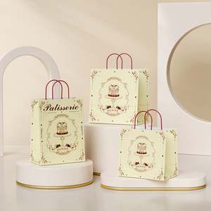 Sacs d'emballage en papier kraft pour boissons à emporter, café, pain, sacs fourre-tout pour les pâtisseries - Product Image 2