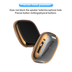 軽量透明ソフトバンパー TPU スクリーンプロテクター <span class=keywords><strong>Versa</strong></span> <span class=keywords><strong>3</strong></span>/Sense Watch 用 耐傷性ファッションシェル カスタムロゴ - Product Image 3