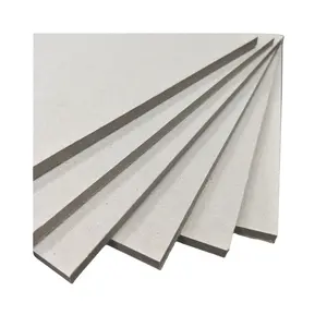 100% tablero de papel reciclado 700X1000mm hojas de papel de tablero gris Tablero de cartón gris