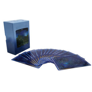 بيع بالجملة مصنع مخصص بطاقات طباعة الشركة المصنعة مع ختم حواف الفضة للكبار - Product Image 2