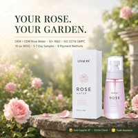 Brume Hydratante Visage à l'Eau de Rose Rafraîchissante Nourrissante Tonifiante Apaisante Éclaircissante Quotidienne 110ml Végane OEM Personnalisable