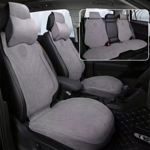 Nouvelle protection universelle de siège de voiture 2026 en lin et soie glacée, antidérapante, respirante et imperméable, en polyester durable pour l'avant - Product Image 3