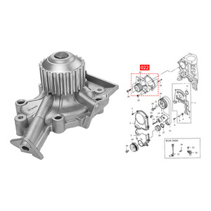 Bomba de Agua para Chevrolet Aveo Spark, Refrigeración del Motor 25194440 96666219, Pieza de Repuesto Nueva - Product Image 2