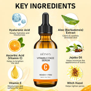 Suero de ácido hialurónico con ácido hialurónico y colágeno, vitamina C coreana, niacinamida común para el Envejecimiento - Product Image 3