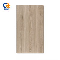 Carreaux d'intérieur modernes en imitation bois massif et porcelaine 600x1200mm 9mm mats antibactériens résistants aux acides pour murs et sols de salle de bain
