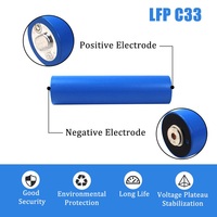 Cellule de batterie LFP haute densité 3,2 V 15 Ah C33 33140 à décharge 2C, longue durée de vie, pour tricycle électrique portable et vélo électrique