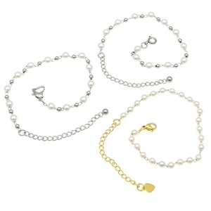 อันโน จิวเวลรี่สร้อยข้อมือมุก 175 ซม. ดีไซน์เรียบง่ายสำหรับผู้หญิง - Product Image 1