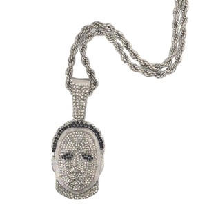 <span class=keywords><strong>Hip</strong></span> <span class=keywords><strong>Hop</strong></span> <span class=keywords><strong>Rap</strong></span> artista cartone animato avatar <span class=keywords><strong>Hip</strong></span> esagerato testa di diamante maschera ciondolo collana catena cubana - Product Image 6