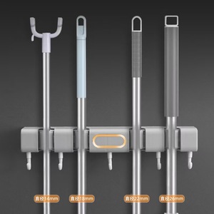 Support mural pour balai et serpillière Yiwu, sans perçage, pour porte de salle de bain - Product Image 2