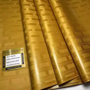 Wholesale high quality Super magnum gold XXL bazin riche 100% cotton shining bazin riche fabric