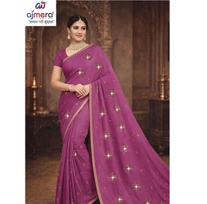 Saris Suti élégants pour femmes – Luxe, confort, design intemporel et classique, protection solaire, séchage rapide, pour fêtes, occasions décontractées et Diwali - Product Image 3
