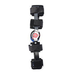 Attelle de fixation du genou en tissu médical composite noir, soutien pour blessures articulaires, aide à la marche - Product Image 1