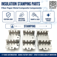 Composants composites en fibre, papier et métal, pièces d'isolation personnalisées estampées pour équipements électroniques