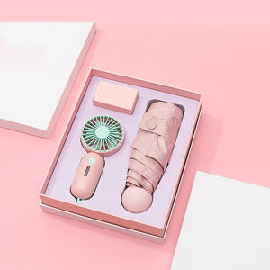 ชุดของขวัญส่งเสริมการขายแบบกำหนดเอง พัดลมขนาดเล็กและชุดของขวัญร่ม ชุดของขวัญสำหรับธุรกิจและองค์กร - Product Image 4