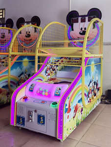 Machine de tir au panier pliable pour enfants, jeu de basket-ball d'intérieur, mini-machine d'arcade de basket-ball, machine d'entraînement au basket-ball en métal - Product Image 3