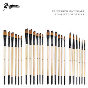 Boyi Xuan nuevo superventas 31 Uds detalle <span class=keywords><strong>fino</strong></span> miniatura Guoache juego de pinceles de artista para pintura de acuarela al óleo acrílica - Product Image 3