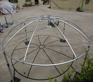Wedding Backdrop Adjust Aluminium Pipe and <b>Drape</b> Stands Circle Canopy for Backdrop Frame Event Decoration - Product Image 6