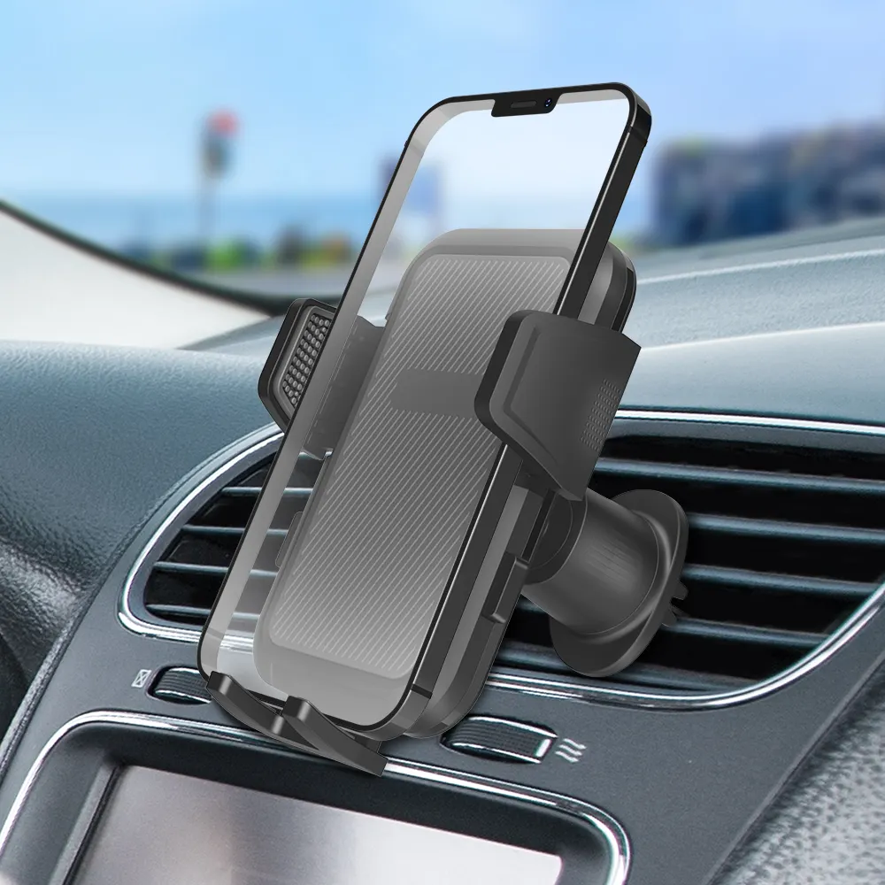 Evrensel ayarlanabilir Cradle 360 derece dönebilen cep telefonu braketi dağı hava firar araba cep telefonu tutacağı için araba GPS