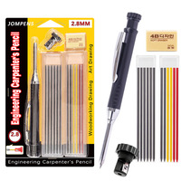 Ensemble de crayons de menuiserie 2,8 mm - Crayon d'ingénierie, stylo de marquage réglable, stylo à dessin, mine de crayon en graphite