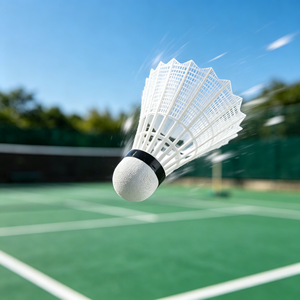 Factory Direct Supply of <b>Portable</b> Nylon <b>Table</b> Fiber Badminton Paddle Yellow Outdoor Training 6 Plastic Badminton Diamond Shape - Product Image 1