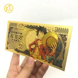 पैसों जापानी Suppliers-13 डिजाइन जापानी मोबाइल फोनों के लिए एक टुकड़ा बंदर डी Luffy Sanji Nico रॉबिन Nami गोल्ड नोट LUCKY7777777 बैंकनोट संग्रह के लिए