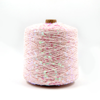 Fil à tricoter pailleté COOMAMUU, brillant, à sequins et à perles pour le tricot