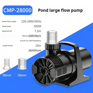 Moderna pompa ecologica 220V silenziosa pompa di plastica per circolazione anfibia accessori per pesci acquario - Product Image 2